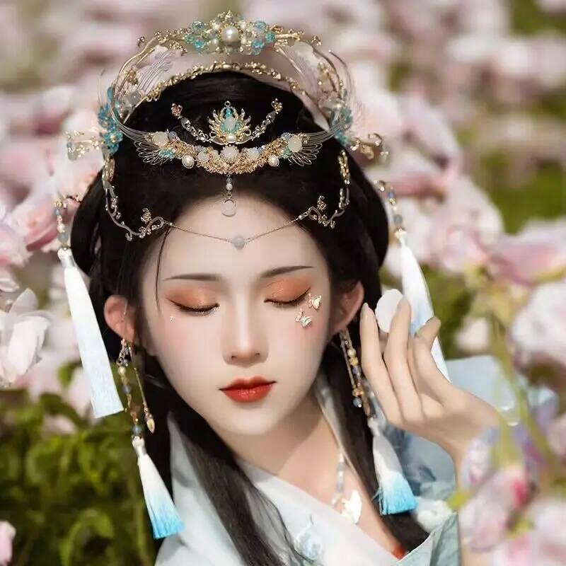 Vintage Fashion In Chinese - Corona de pelo Hanfu china para