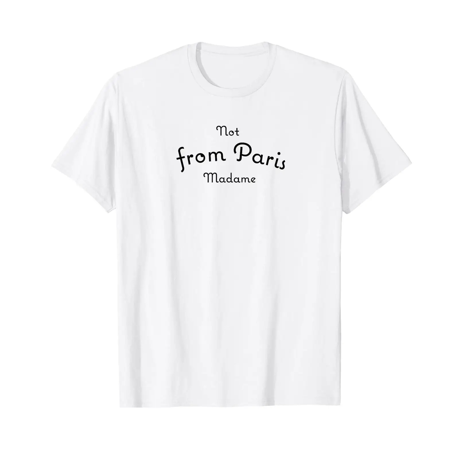 Vintage Fashion In Paris - Camiseta blanca de estilo vintage, con