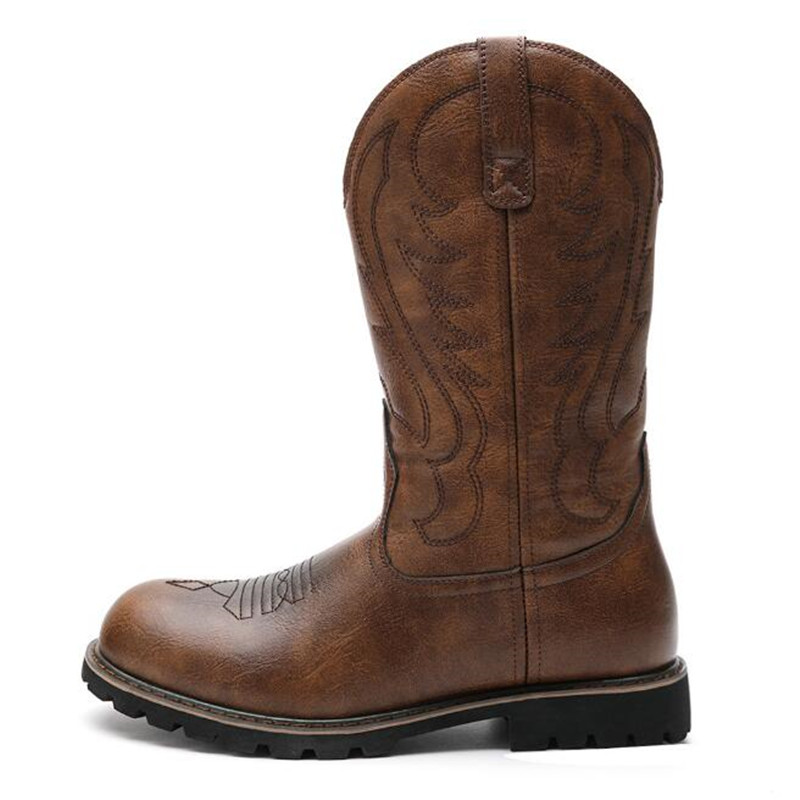 Vintage Fashion For Men - Botas de vaquero góticas de diseñador