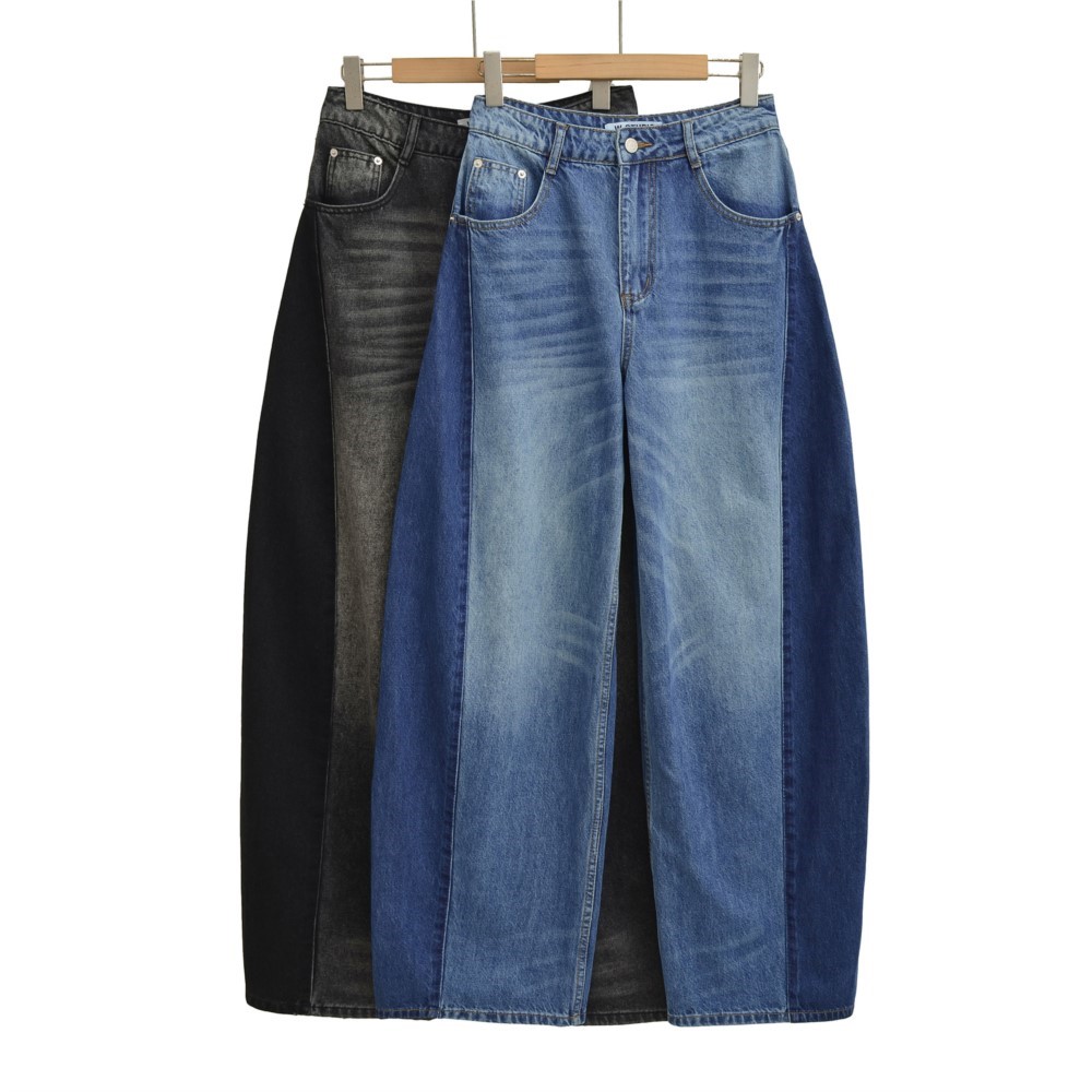 Wide Leg Trouser 70S - Pantalones Vaqueros MsChuh Estilo Urbano, Piernas