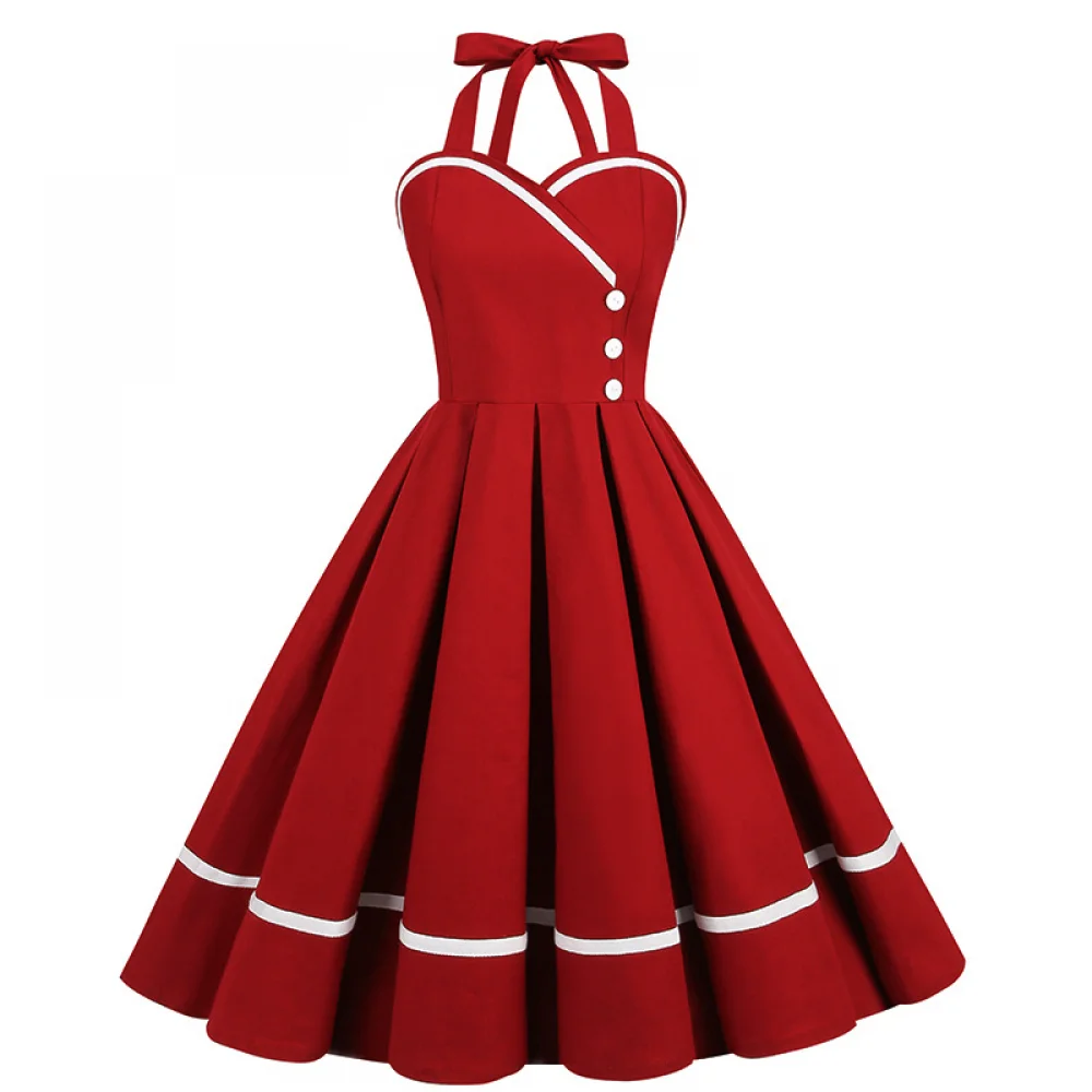 Vintage Fashion Dresses - Vestido Retro de Halloween de los