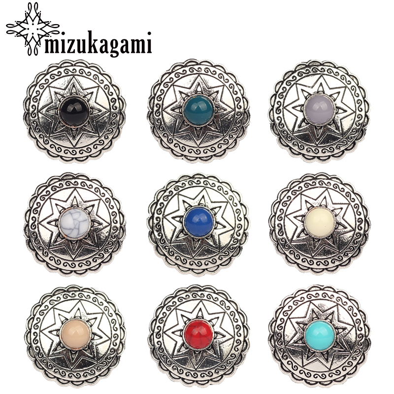 Vintage Fashion Finds - Botones de aleación de Zinc para