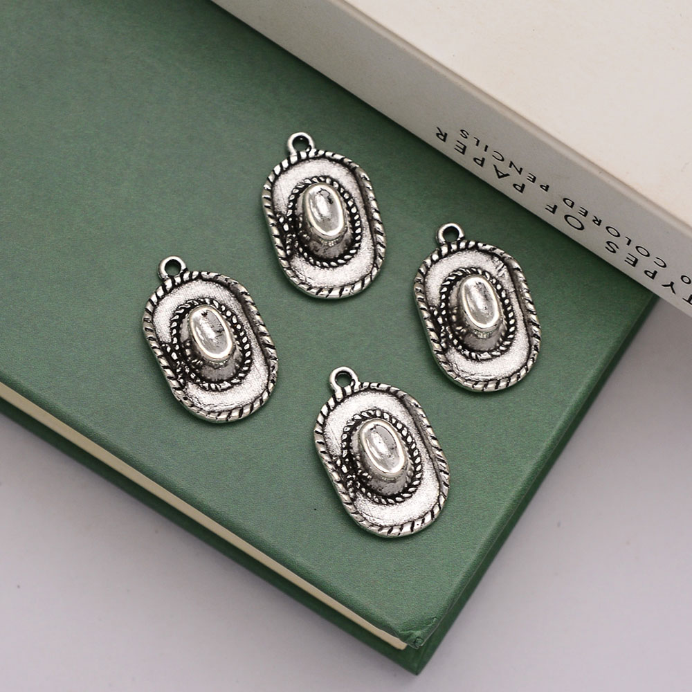 Vintage Fashion Finds - 10 unids/lote -- 13x22x5mm Chapado en