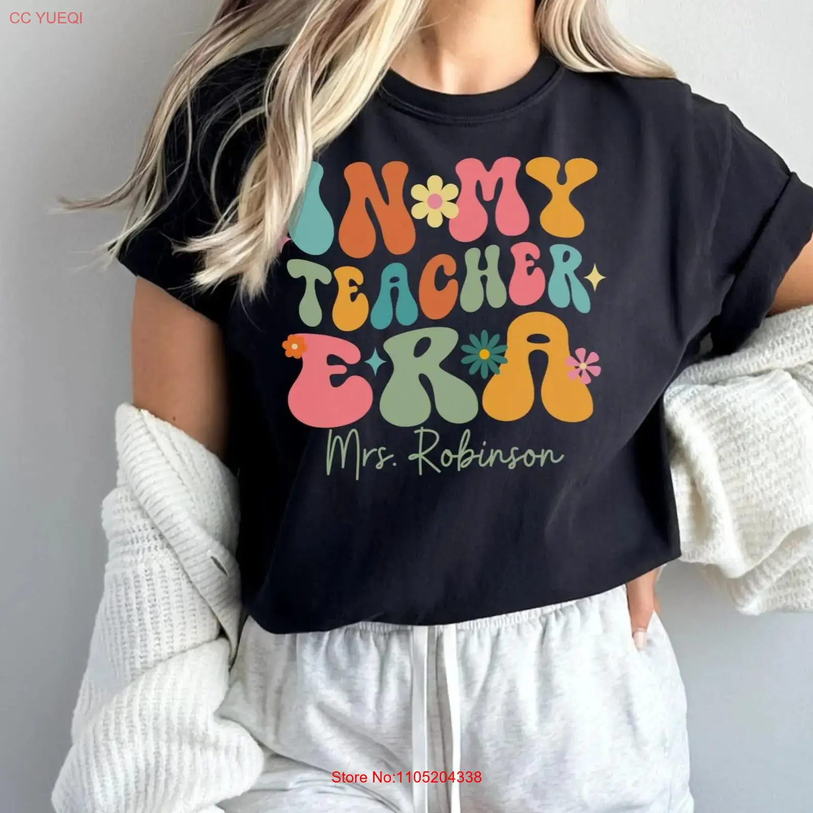 Vintage Fashion Eras - Camiseta In My Teacher Era, divertida
