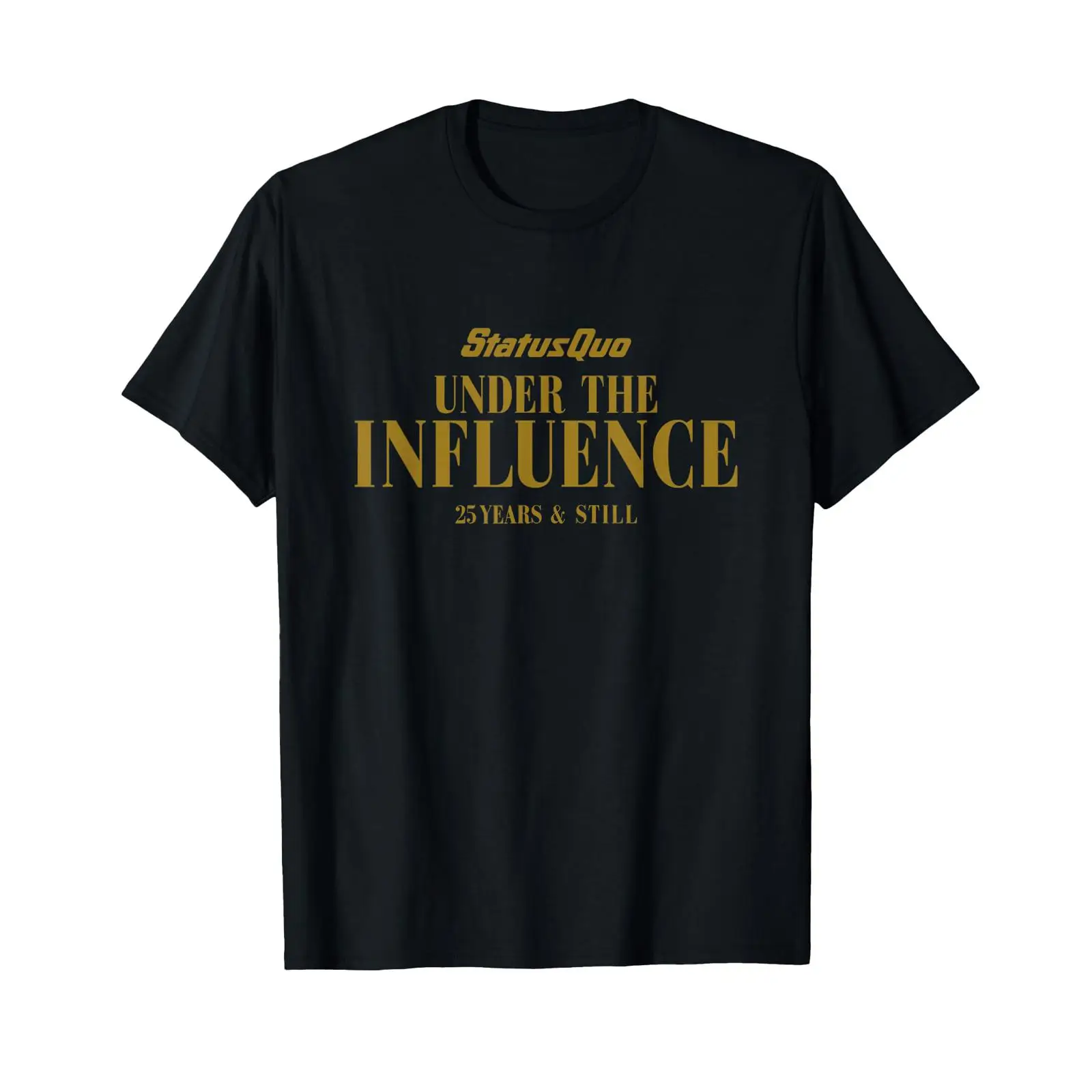 Vintage Fashion Influencer - Camiseta negra Status Quo Under The
