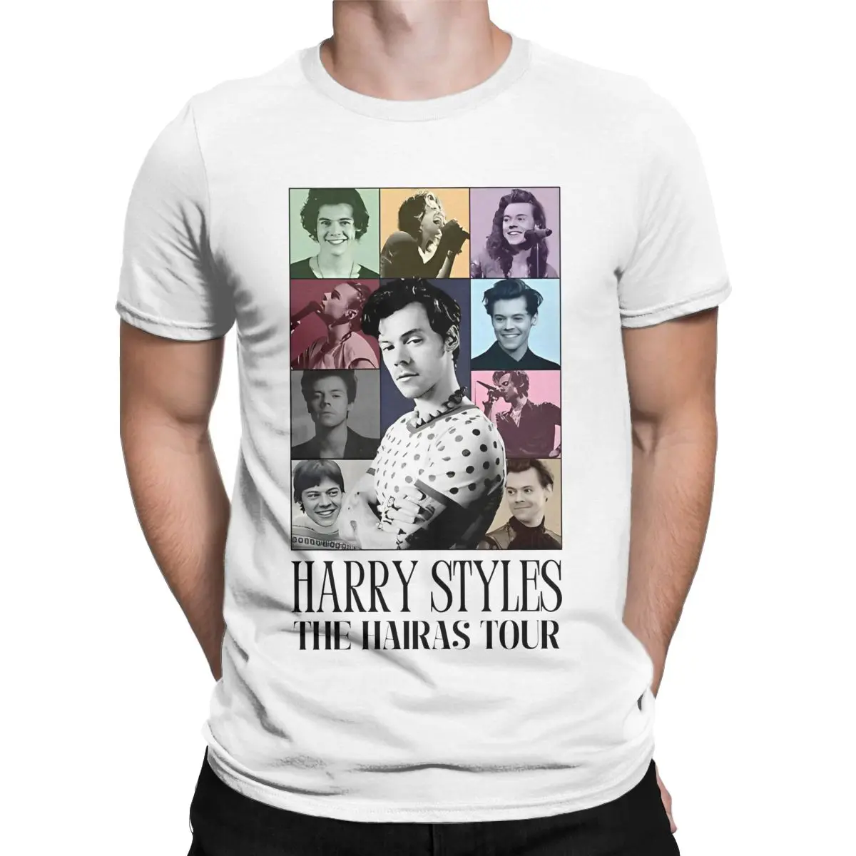 Vintage Fashion Eras - Camiseta de algodón para hombre, prenda