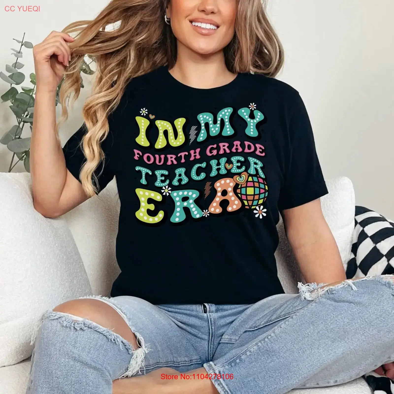 Vintage Fashion Eras - Camiseta para profesores de cuarto grado,