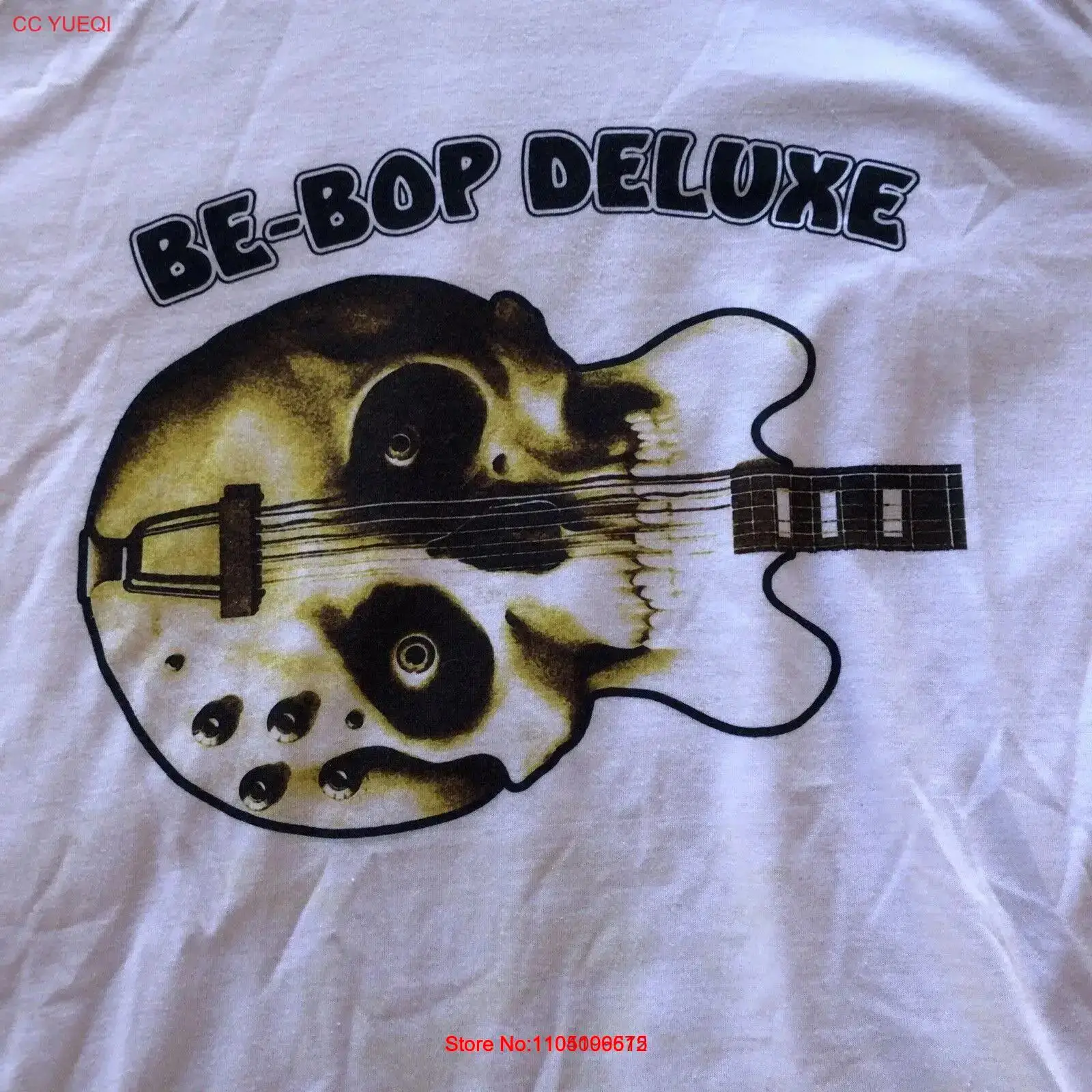 Vintage Fashion Victim Shirt - Be Bop Deluxe Camiseta Blanco Medio
