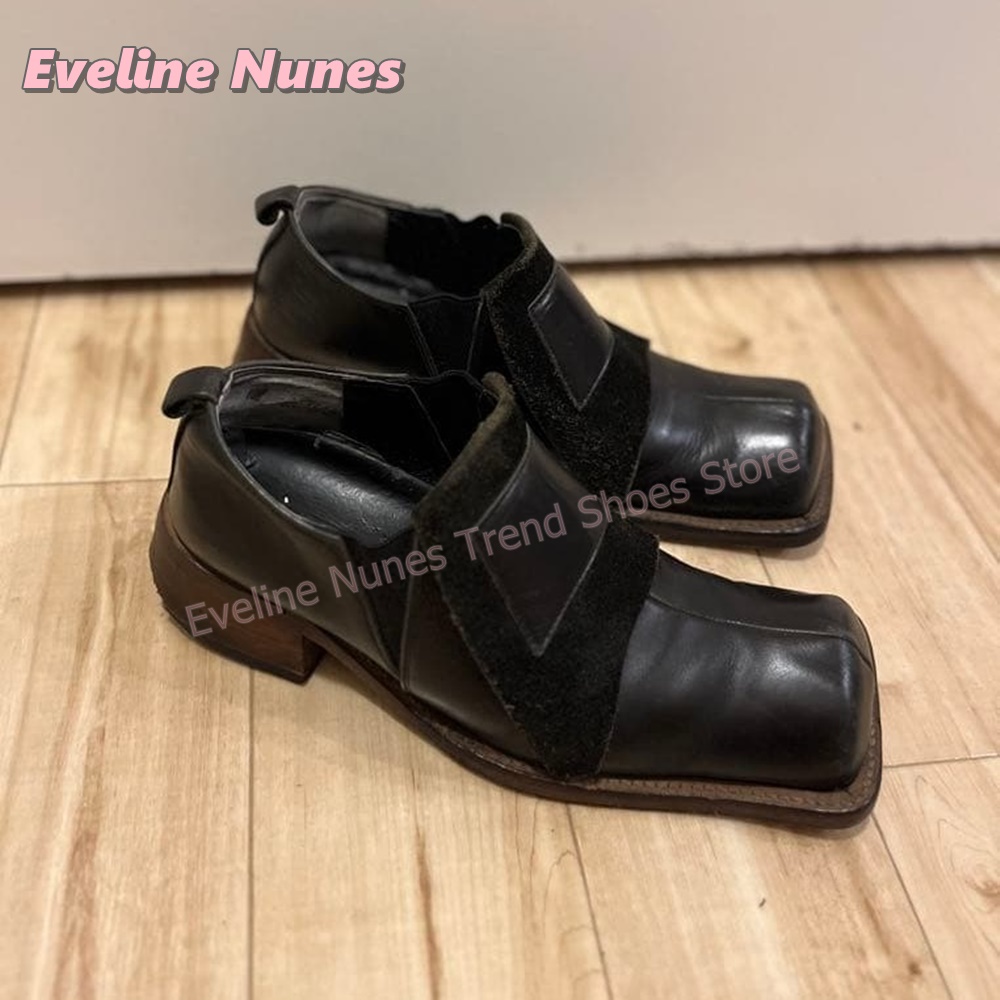 Vintage Fashion Dresses - Zapatos de tacón grueso retro para