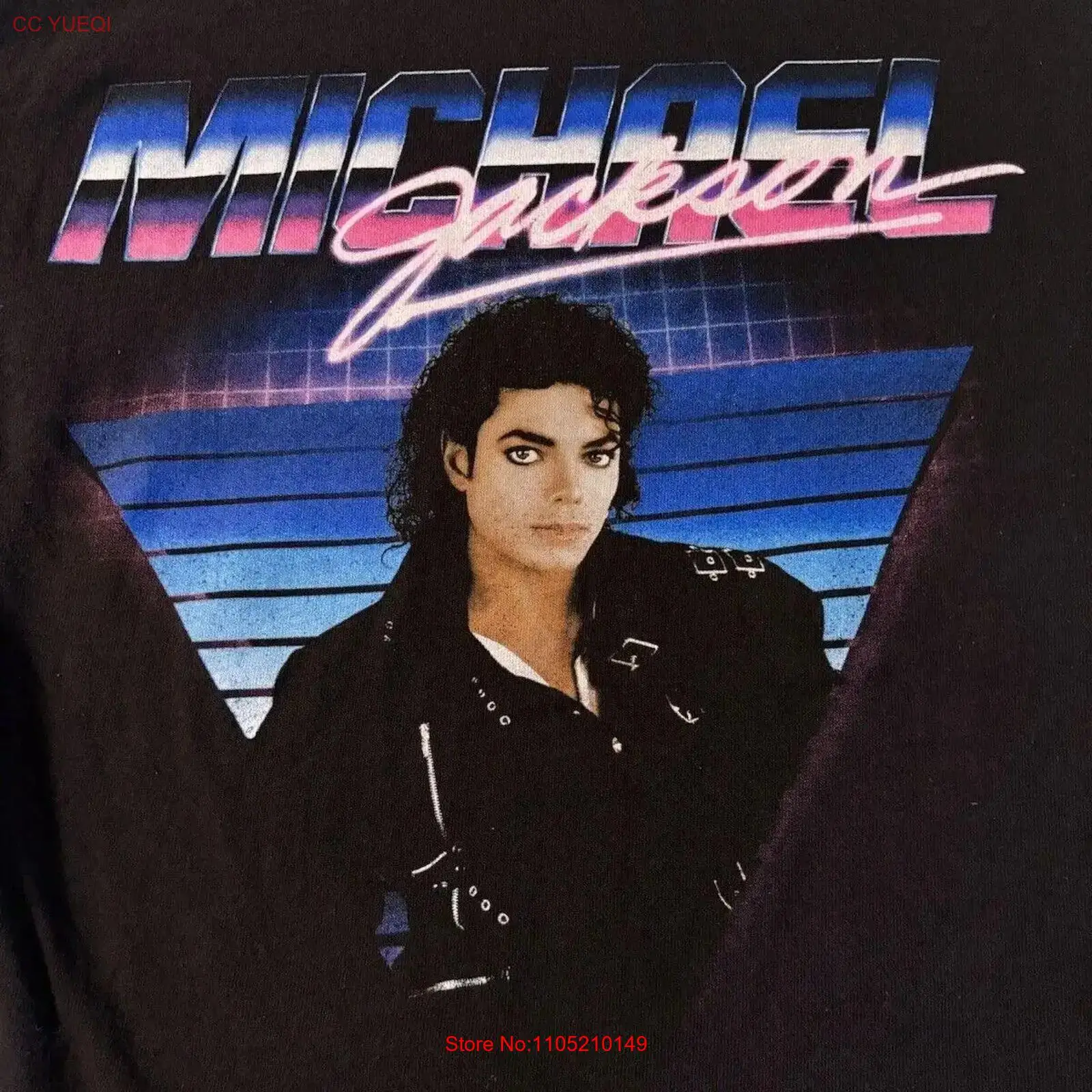 Vintage Fashion Eras - Camiseta de Michael Jackson Bad Era