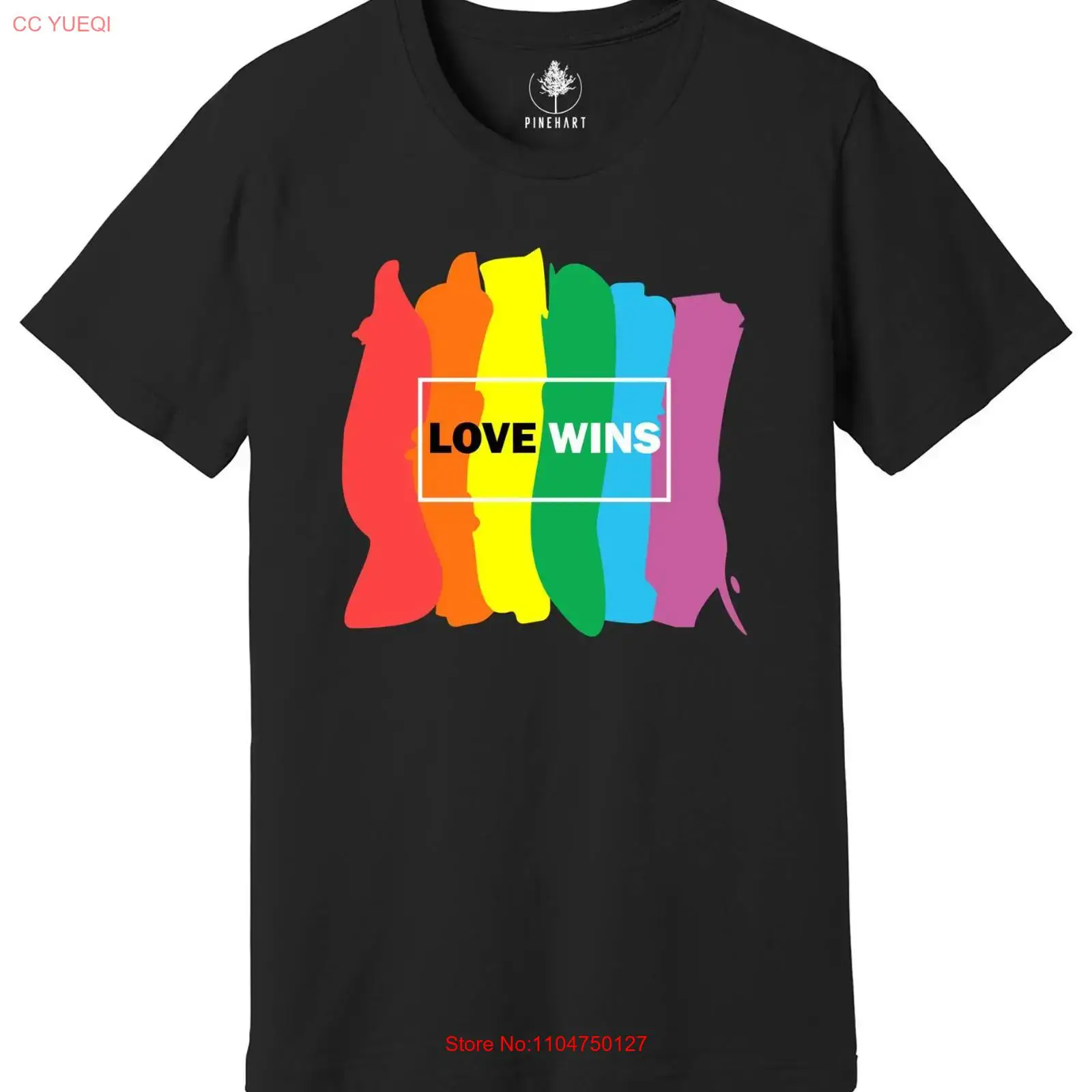 Vintage Queer Fashion - Camiseta Love Wins LGBT Gay Pride
