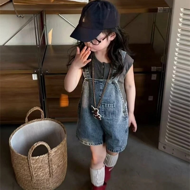 Vintage Fashion Influencer - Conjunto para niñas: Top de tirantes