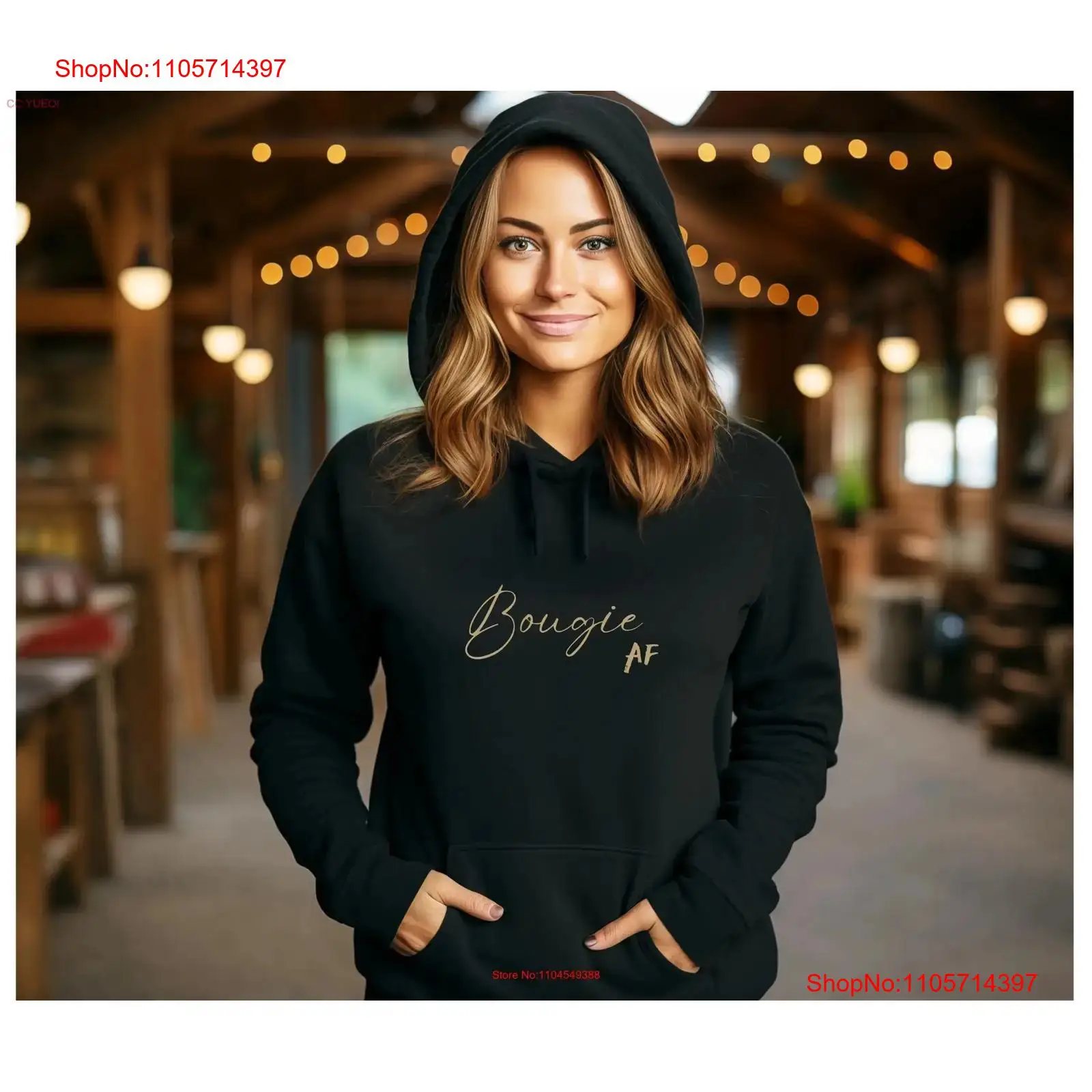 Vintage Fashion Influencer - Camiseta Bougie AF, Estilo Glamuroso, Influencer,