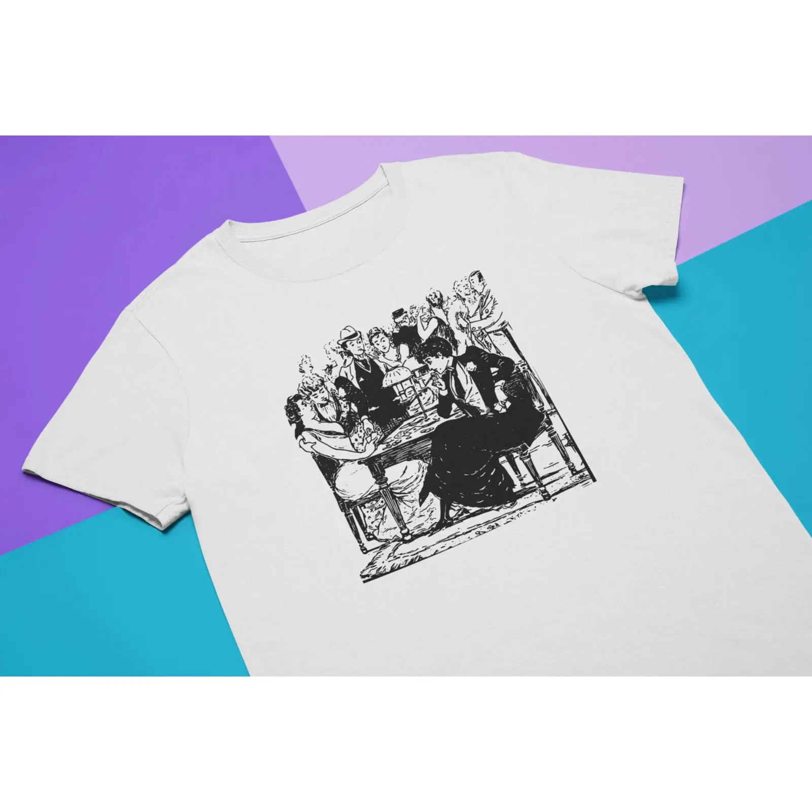 Vintage Queer Fashion - Camiseta de dibujos animados con estampado