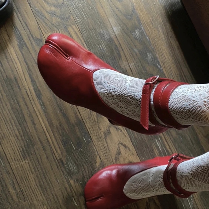 Vintage Fashion Dresses - Zapatos de tacón alto de cuero
