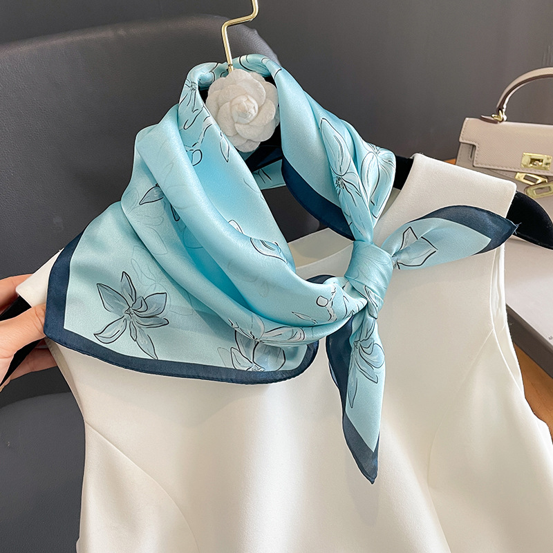 Pañuelo de Seda 100% Real, Cua - Vintage Fashion Hijab reseña y precio