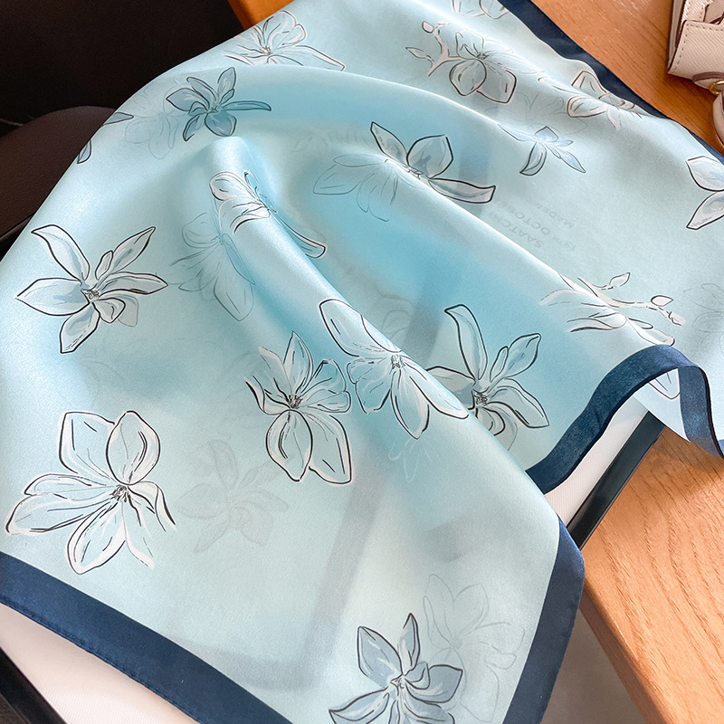 Pañuelo de Seda 100% Real, Cua - Vintage Fashion Hijab reseña y precio