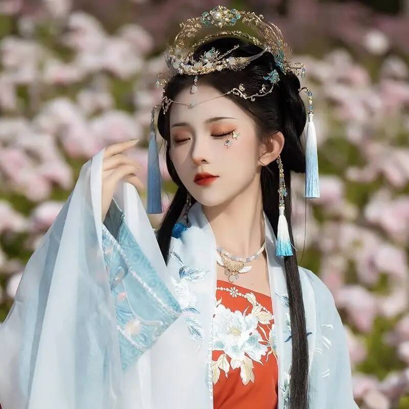 Corona de pelo Hanfu china par - Vintage Fashion In Chinese reseña y precio