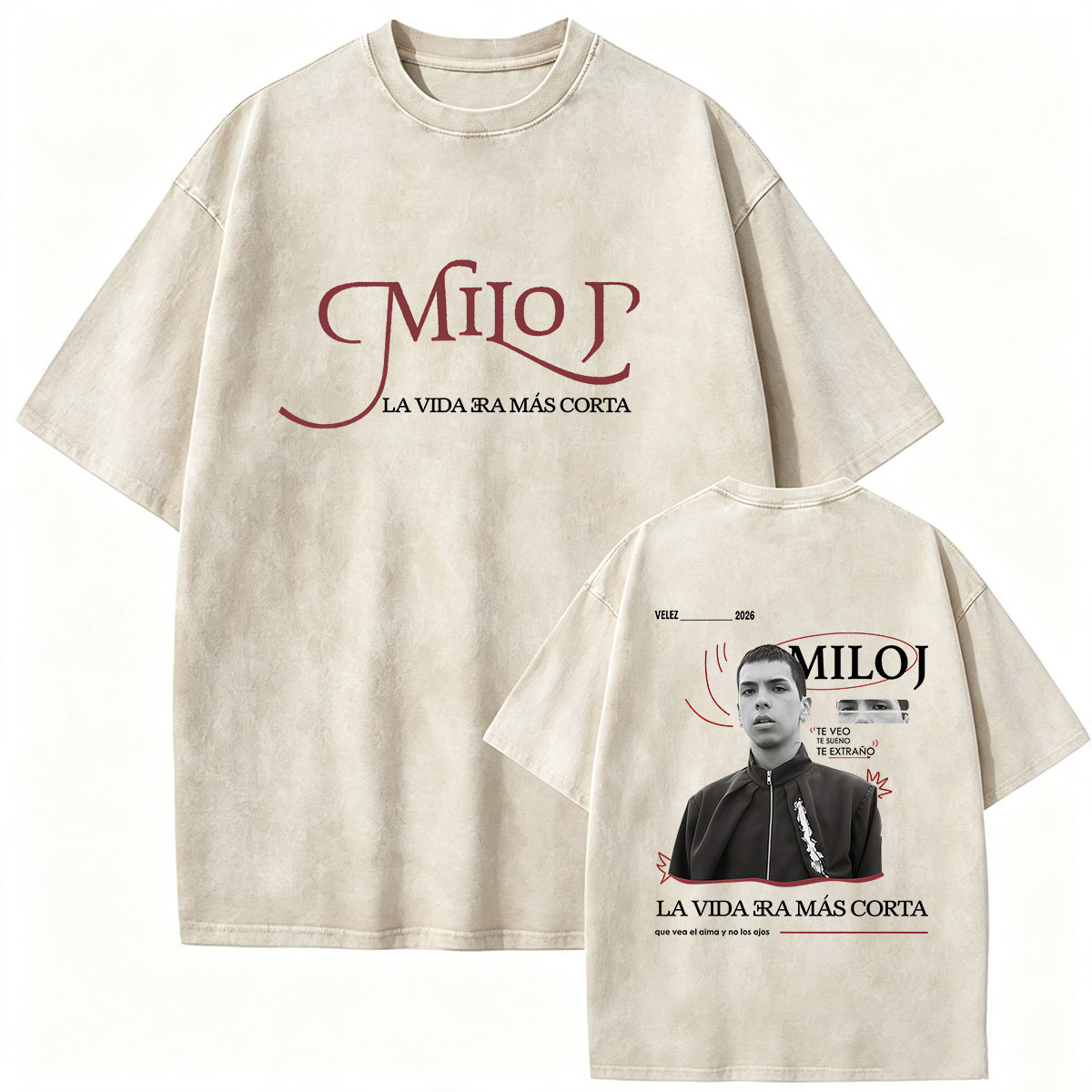 Camisetas de algodón lavado vi - Vintage Fashion Eras reseña y precio