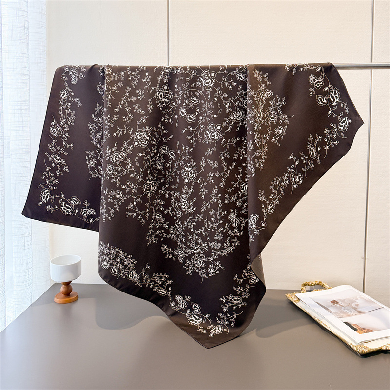 Pañuelo cuadrado de lujo vinta - Vintage Fashion Hijab reseña y precio