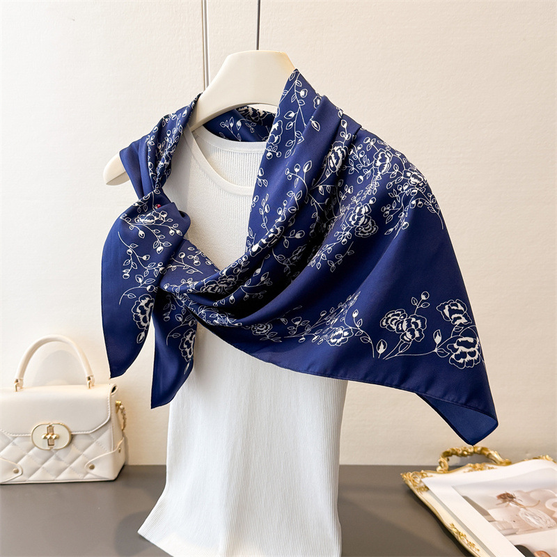 Pañuelo cuadrado de lujo vinta - Vintage Fashion Hijab reseña y precio