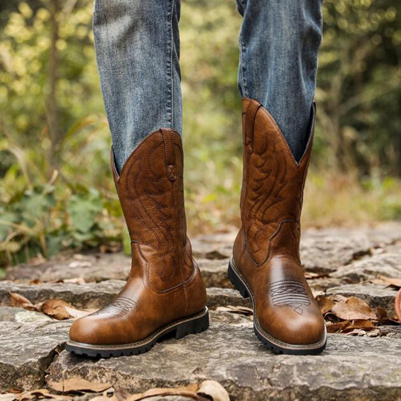 Botas de vaquero góticas de di - Vintage Fashion For Men reseña y precio