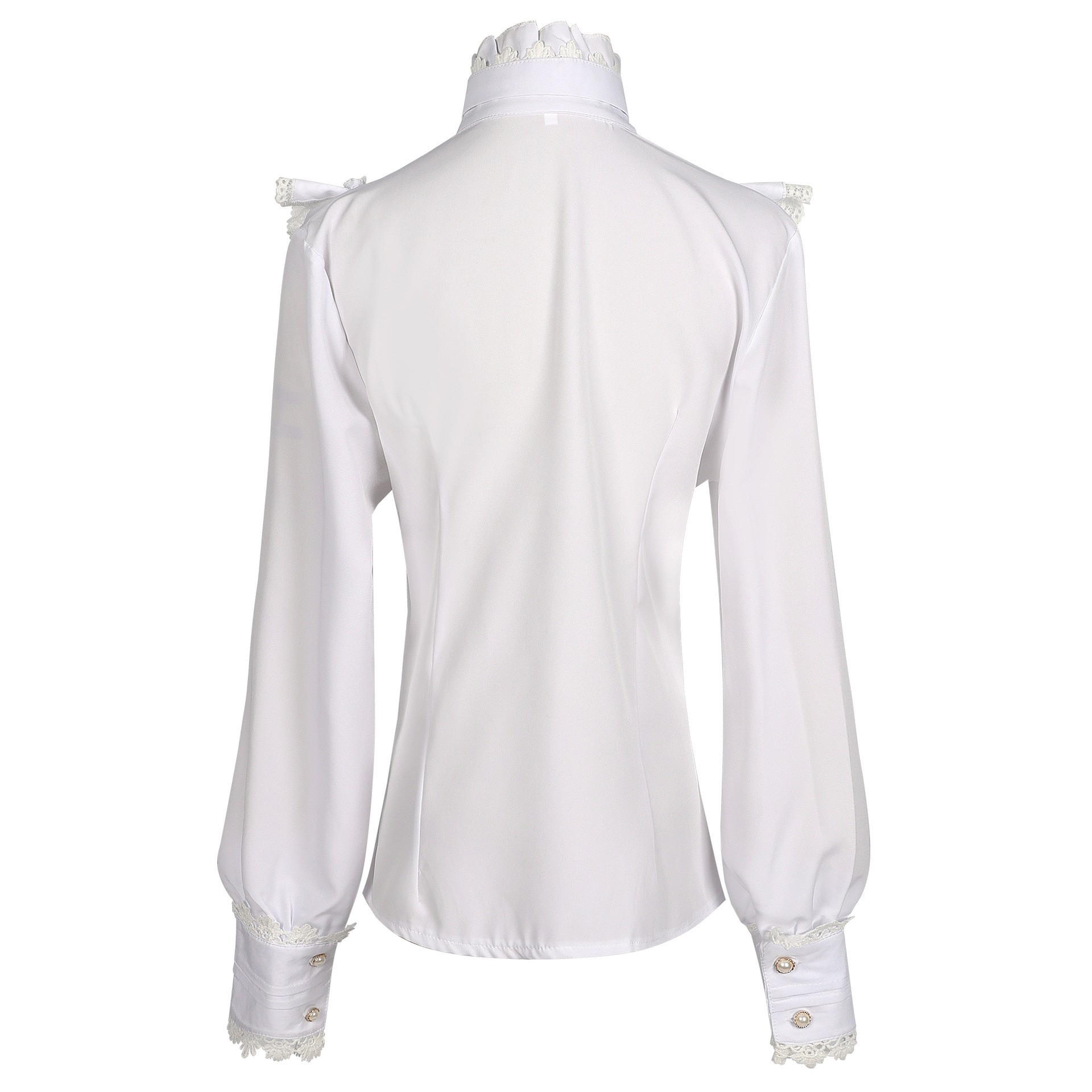 Camisa plisada de manga larga  - Vintage Fashion Eras reseña y precio