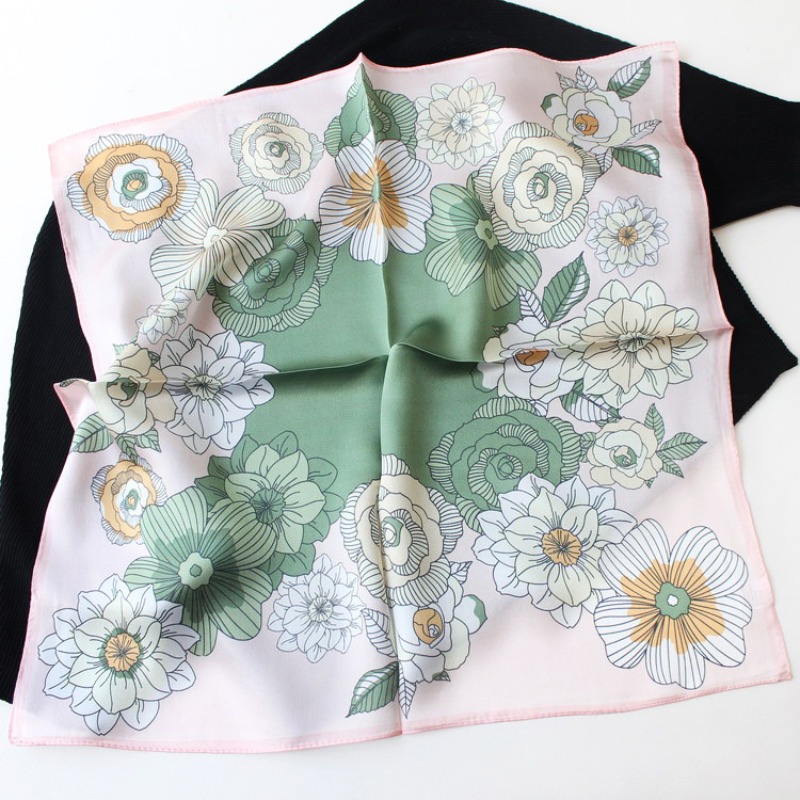 Nuevo Pañuelo de Seda de Morer - Vintage Fashion Hijab reseña y precio
