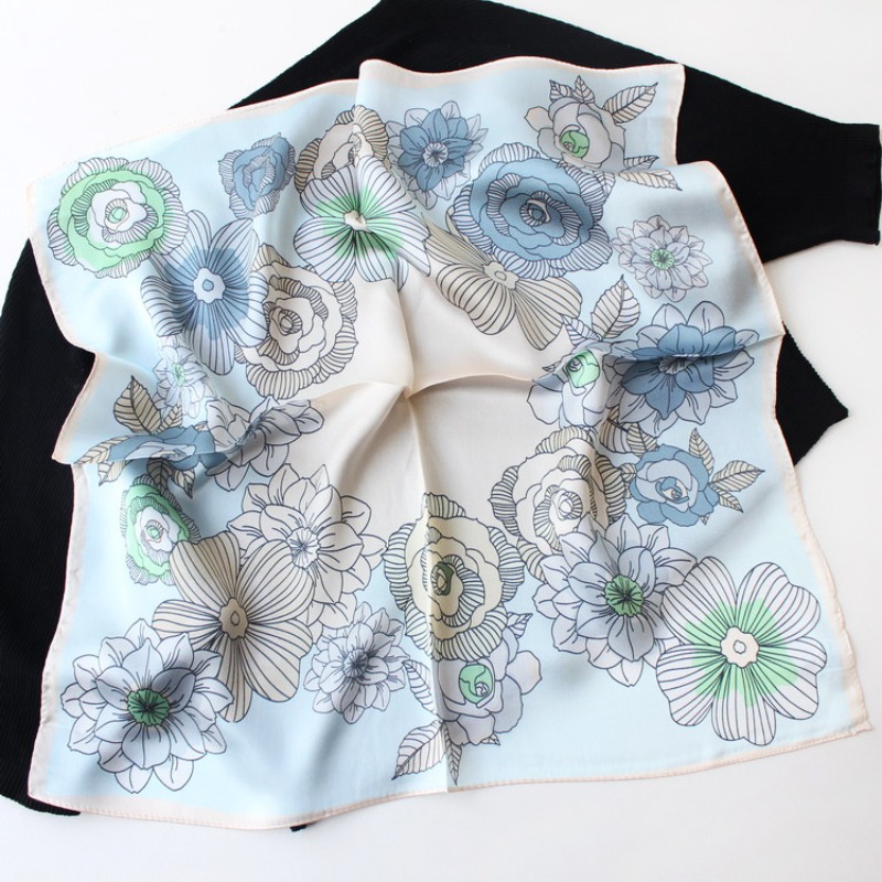 Nuevo Pañuelo de Seda de Morer - Vintage Fashion Hijab reseña y precio