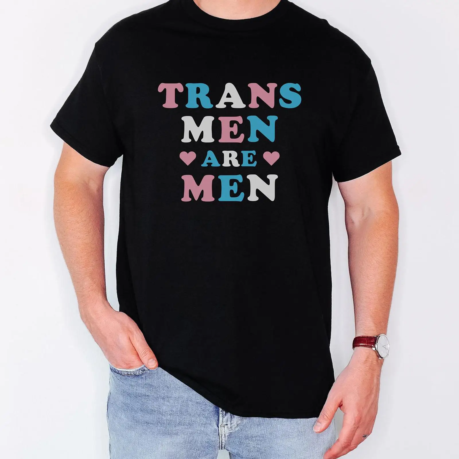 Camiseta Trans Men Are Pride L - Vintage Queer Fashion reseña y precio