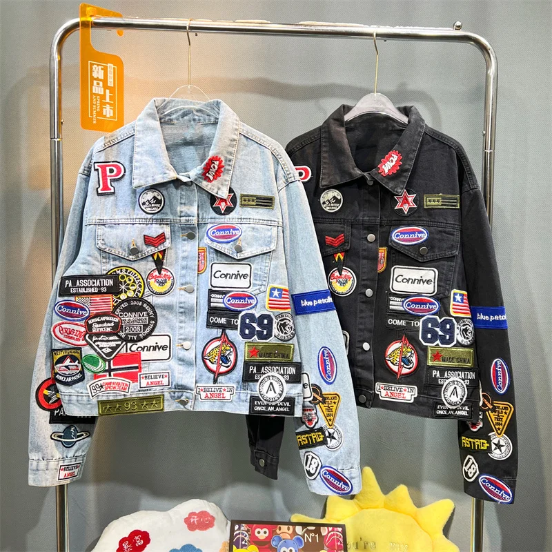 Chaquetas Vaqueras Bordadas pa - Patchwork Jean Jacket reseña y precio