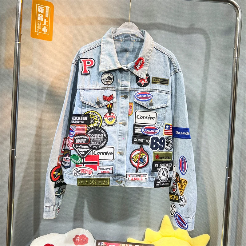 Chaquetas Vaqueras Bordadas pa - Patchwork Jean Jacket reseña y precio