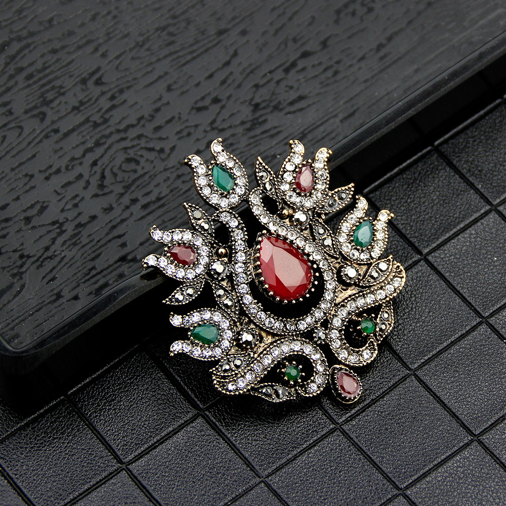 Sunspicems-broche de tulipanes - Vintage Fashion Hijab reseña y precio