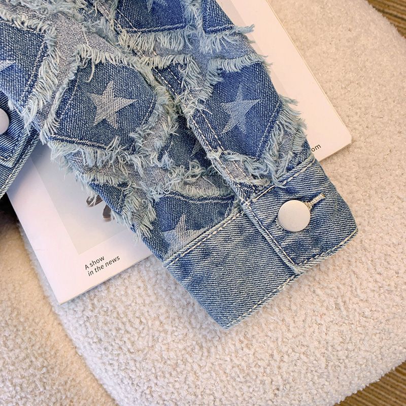 Abrigo de mezclilla para mujer - Patchwork Jean Jacket reseña y precio