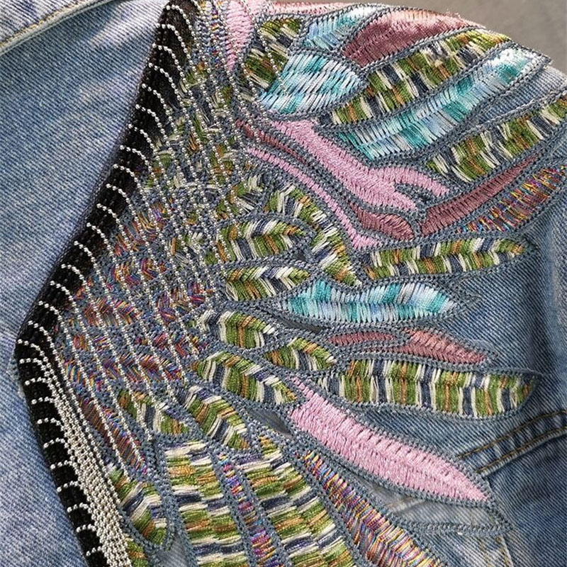 Nueva Chaqueta Vaquera de Muje - Patchwork Jean Jacket reseña y precio
