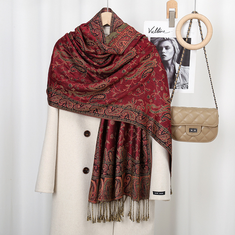 Bufanda bohemia con estampado  - Vintage Fashion Hijab reseña y precio