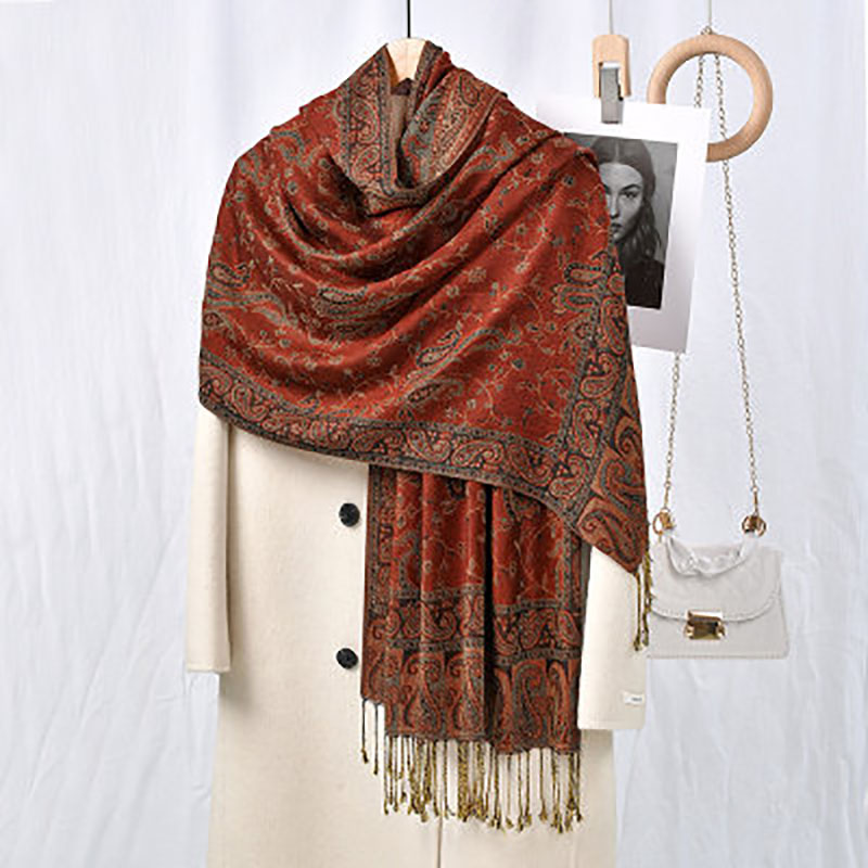 Bufanda bohemia con estampado  - Vintage Fashion Hijab reseña y precio