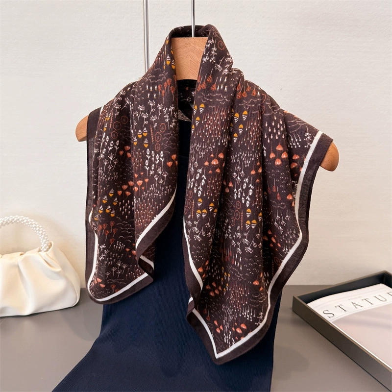 Bufanda femenina cuadrada pequ - Vintage Fashion Hijab reseña y precio