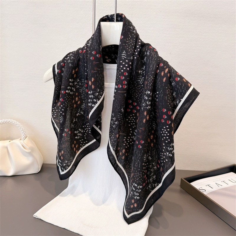 Bufanda femenina cuadrada pequ - Vintage Fashion Hijab reseña y precio