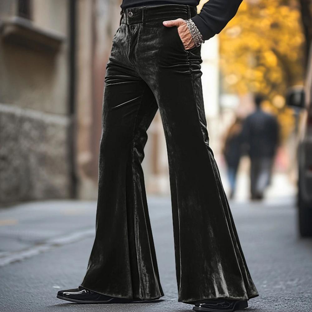 Pantalones de terciopelo con p - Wide Leg Trouser 70S reseña y precio