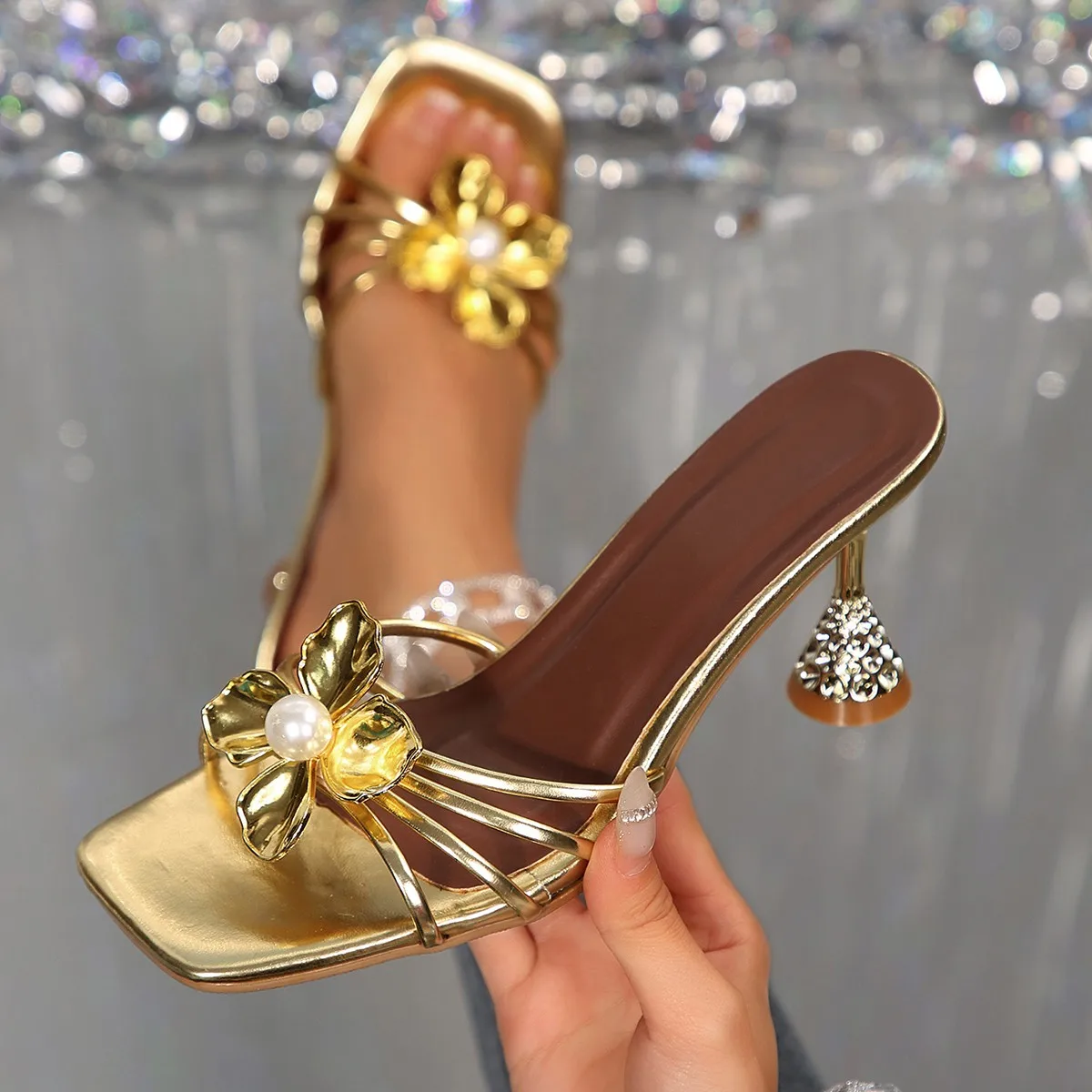 Sandalias Vintage de Metal con - Vintage Fashion Dresses reseña y precio