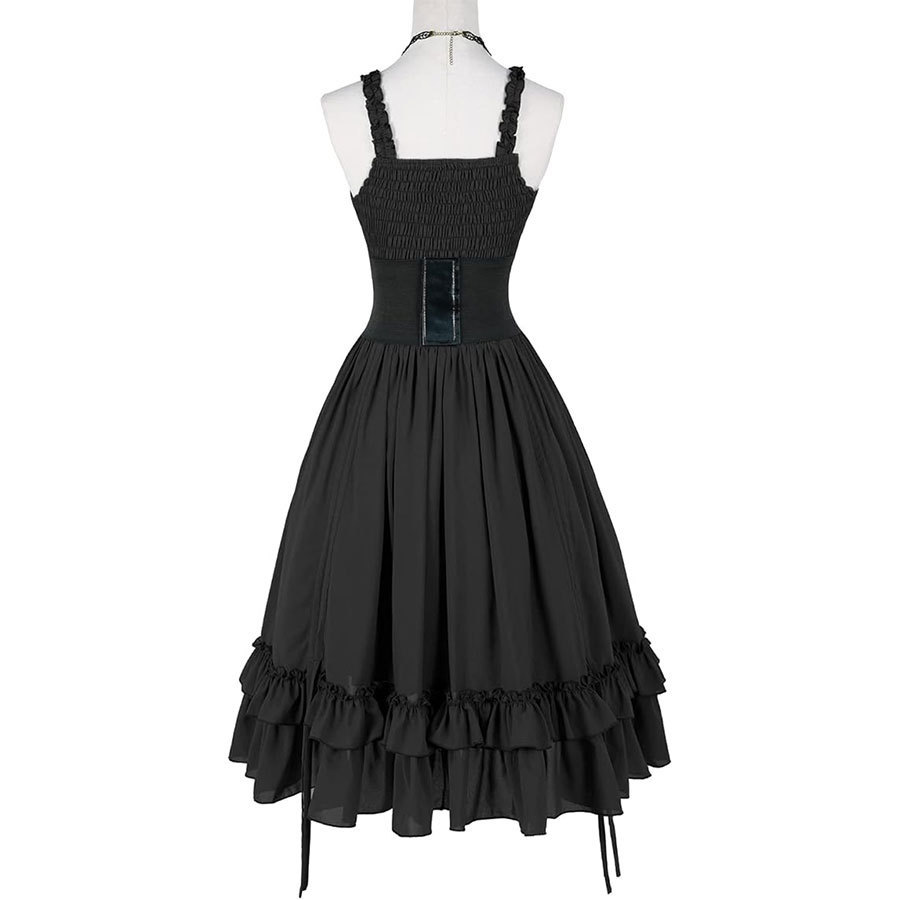 Vestido Gótico para Mujer, Est - Vintage Fashion Dresses reseña y precio