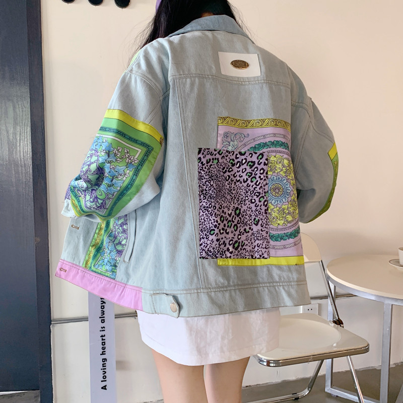 Chaquetas vaqueras empalmadas  - Patchwork Jean Jacket reseña y precio
