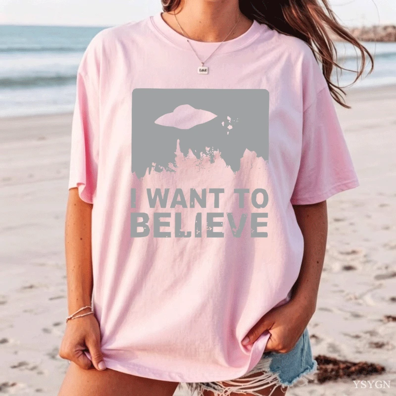 Quiero Creer en la Camiseta Gr - Vintage Fashion Quotes Short reseña y precio