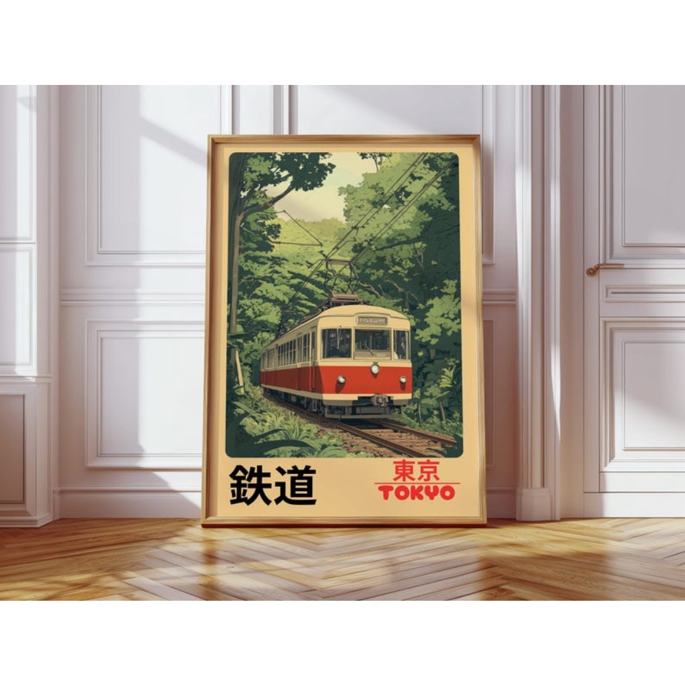 1 pzs. Póster retro sin marco  - Vintage Fashion Japan reseña y precio
