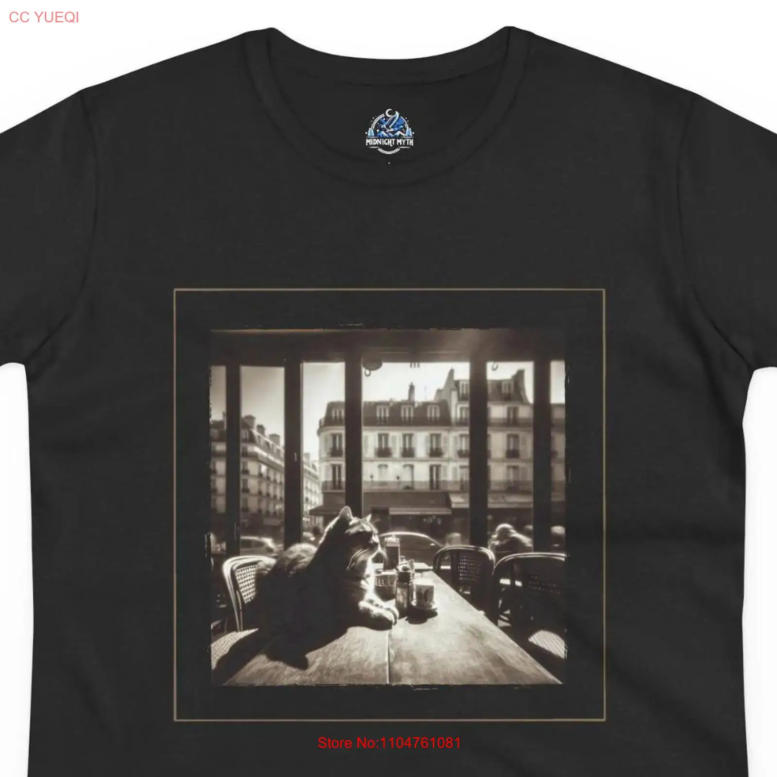 Camiseta Vintage Paris Cafe co - Vintage Fashion In Paris reseña y precio