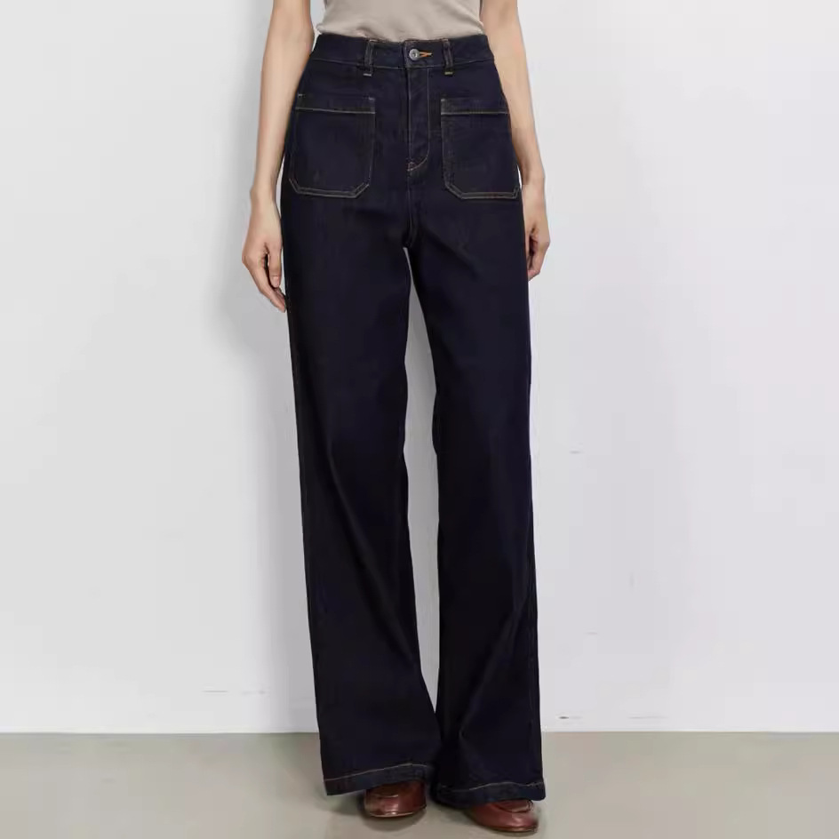 Vaqueros de mezclilla azul de  - Wide Leg Trouser 70S reseña y precio