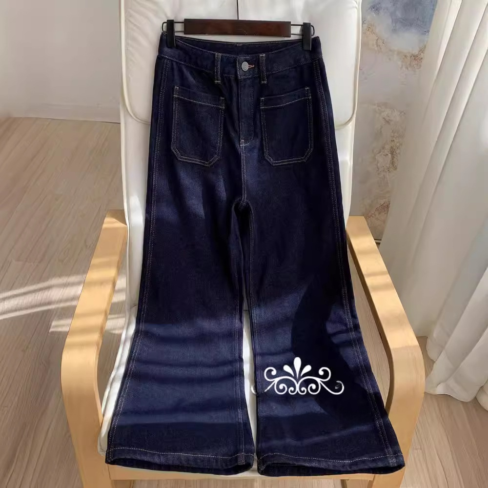 Vaqueros de mezclilla azul de  - Wide Leg Trouser 70S reseña y precio