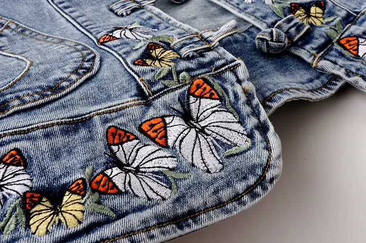 Chaqueta Vaquera Bordada para  - Patchwork Jean Jacket reseña y precio