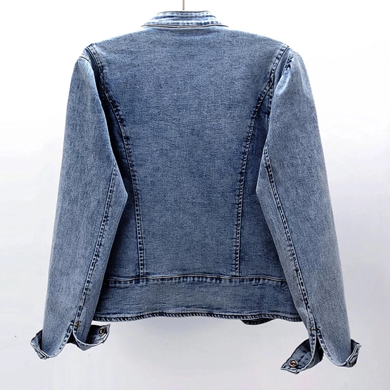 Chaqueta Vaquera Bordada para  - Patchwork Jean Jacket reseña y precio